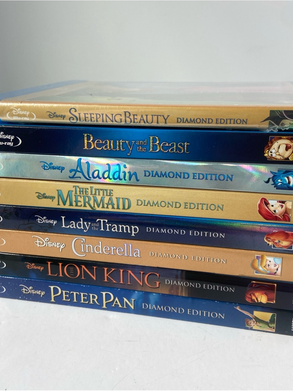Diamond Editions Disney Family Blu-ray Lot - Lion King Cinderella Little Mermaid